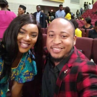 Franklin Akpotha with wife Chioma Akpotha
