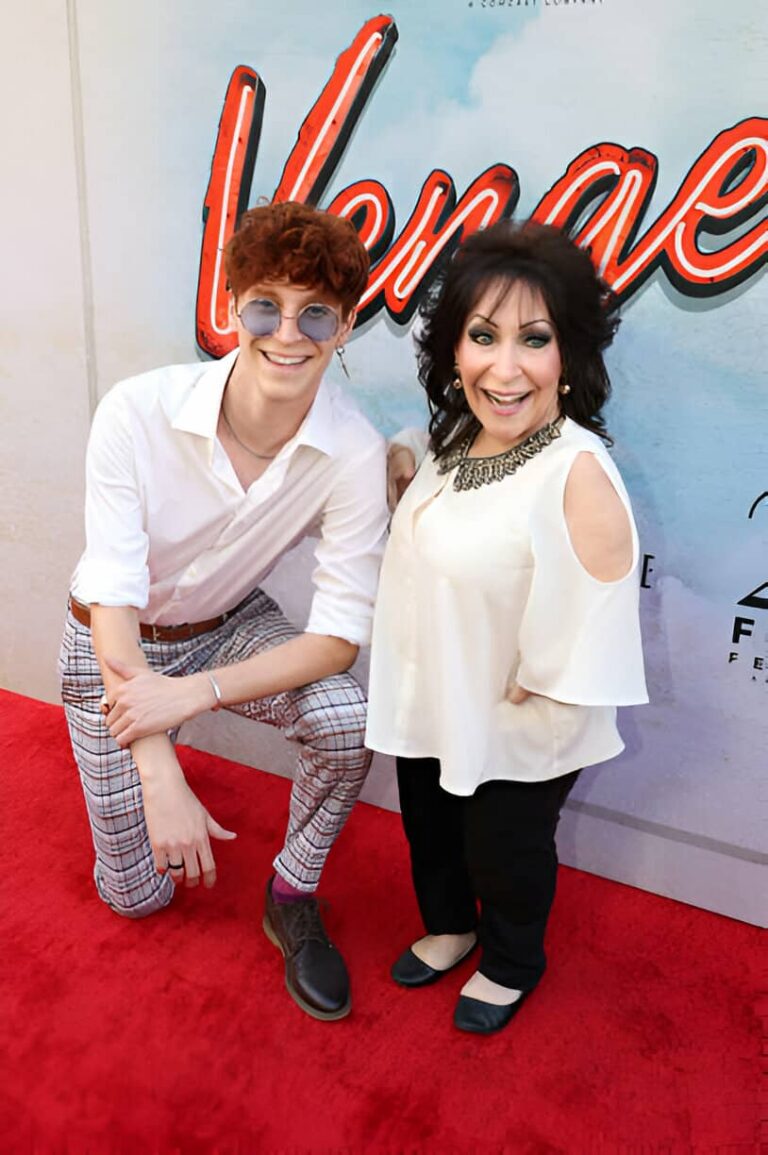 Peet Montzingo with his mother