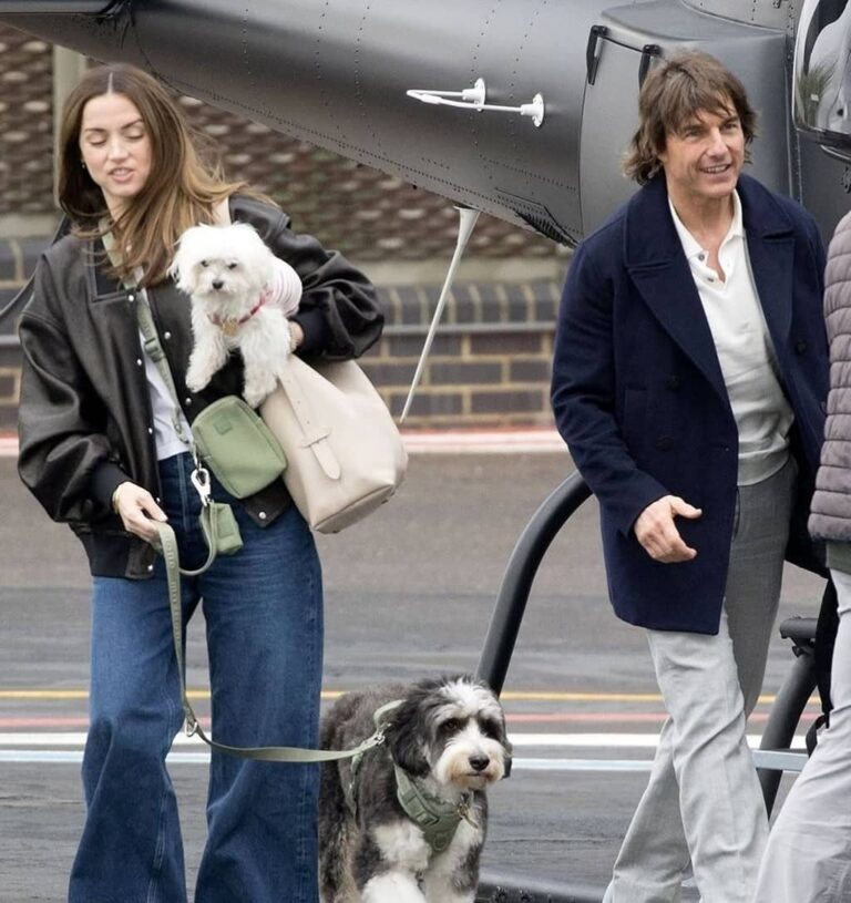 Ana de Armas with Tom Cruise