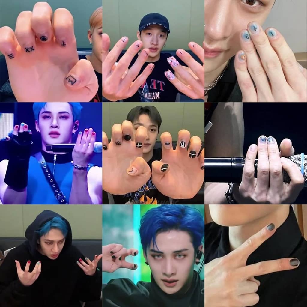 Stray Kids Nails