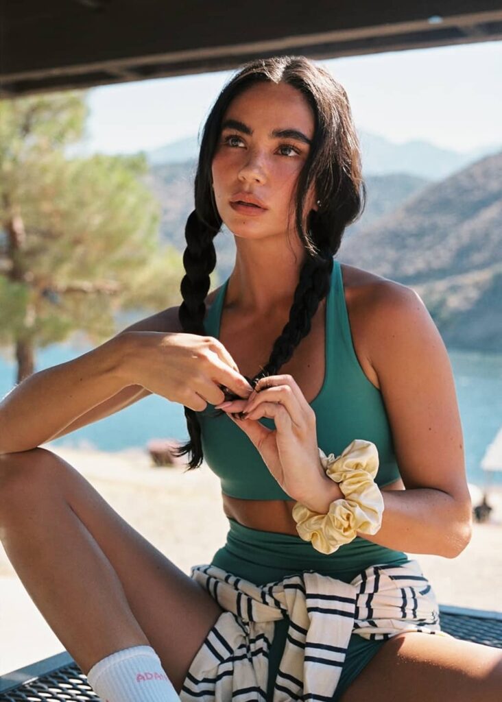 Christina Nadin during vacation