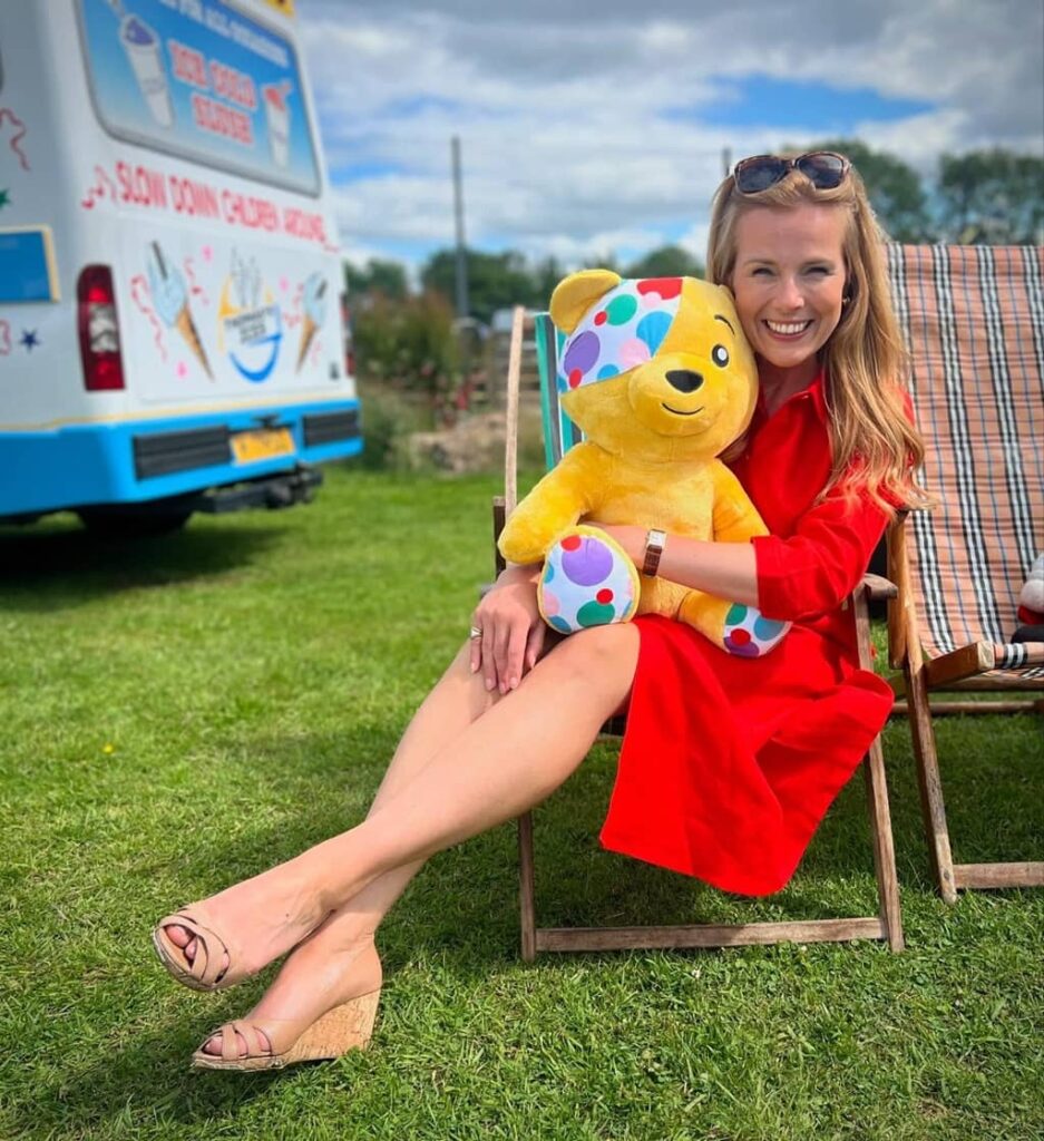 Christina Trevanion during holidays