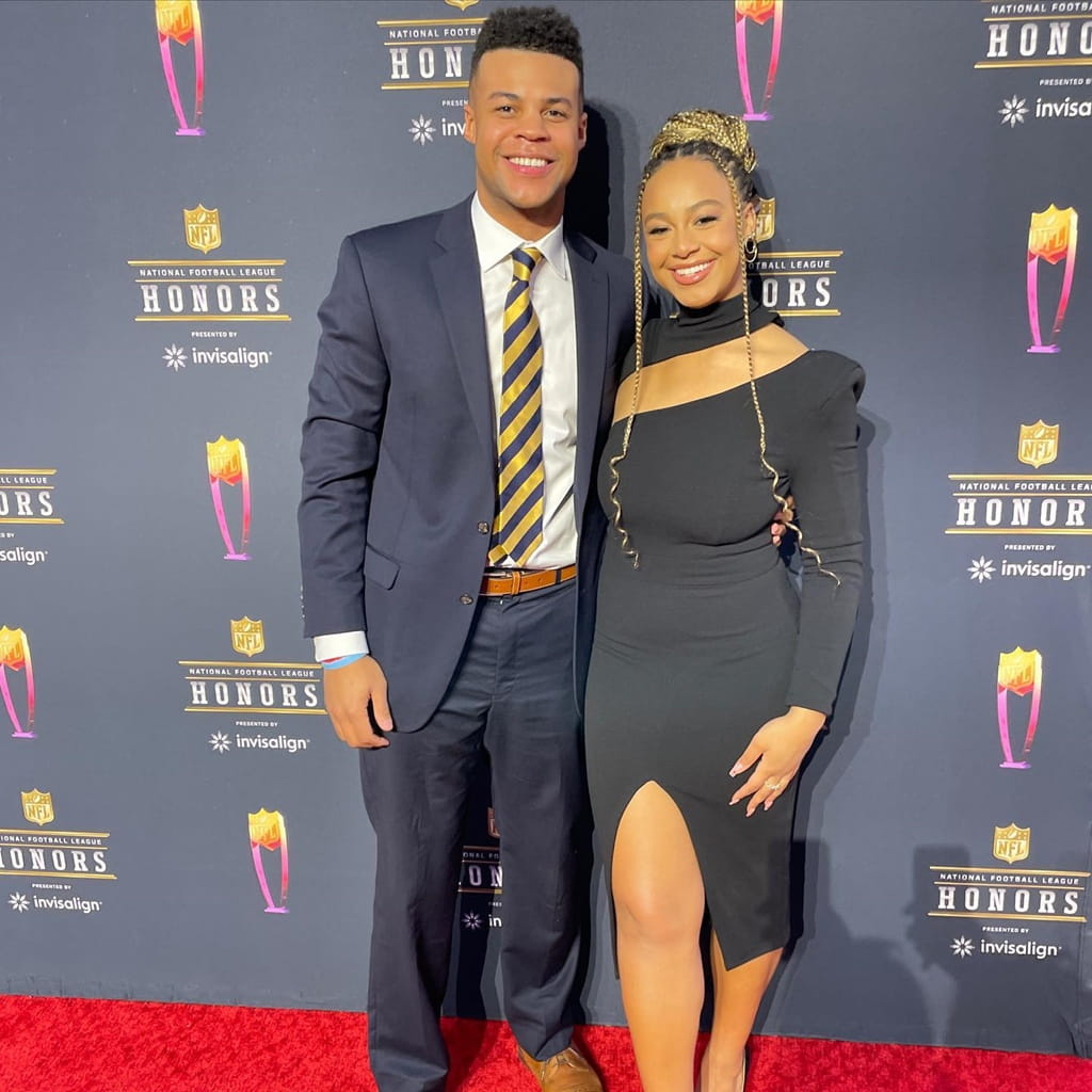 Evan Frazier Jr. at award show