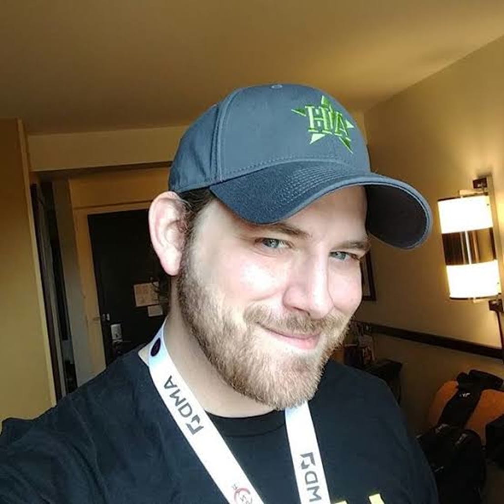 Ryan Haywood with hat